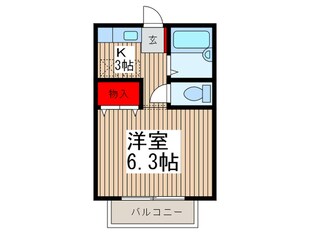 ボヌ－ル飯塚の物件間取画像